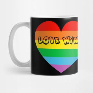 Love Wins, Love Wins design Mug